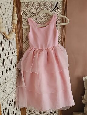 Alfred Angelo Pink Layered Tulle Formal Dress